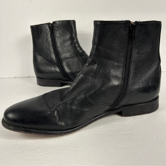 ❤️ Florsheim Men's Classic Black Leather Boots - Picture 3 of 9